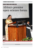 Science Forum South Africa 2016 : Naledi Pandor Africa's premier open science forum