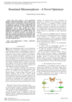 Simulated metamorphosis -  a novel optimizer
