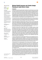 National Health Insurance and climate change : planning for South Africa’s future