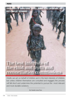 The best interests of the child and truth and reconciliation commissions