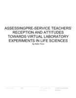Assessing pre-service teachers’ reception and attitudes towards virtual laboratory experiments in Life Sciences