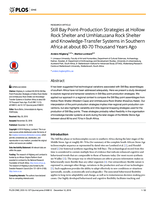 Still Bay Point-production strategies at Hollow Rock shelter and Umhlatuzana Rock shelter and knowledge-transfer systems in Southern Africa at about 80-70 thousand years ago