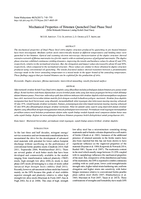 Mechanical properties of bitumen quenched dual phase steel