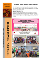 Library newsletter, vol. 1, issue 1, 05 March 2014
