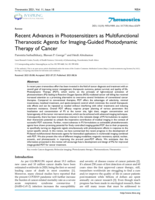 Recent advances in photosensitizers as multifunctional theranostic agents for imaging-guided photodynamic therapy of cancer