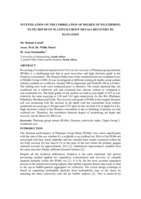 Investigation on the correlation of degree of weathering to pit depth on platinum group metals recovery by flotation
