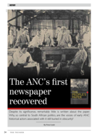 The ANC’s first newspaper recovered