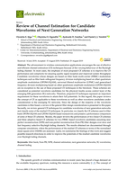 Review of channel estimation for candidate waveforms of next generation networks