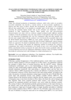 Evaluation of indigenous technology for cast aluminium cookware production in Nigeria : a case study of user health risks from cookware make in Saki