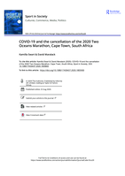 COVID-19 and the cancellation of 2020 Two Oceans Marathon, Cape Town, South Africa