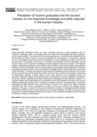 Perception of tourism graduates and the tourism industry on the important knowledge and skills required in the tourism industry