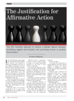 The justification for affirmative action