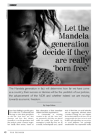 Let the Mandela generation decide if they are really ‘born free'