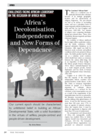 Africa’s decolonisation, independence and new forms of dependence