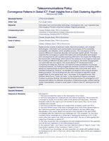 Convergence patterns in global ICT : fresh insights from a club clustering algorithm