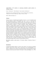 Applicability of R statistics in analyzing landslides spatial patterns in Northern Turkey