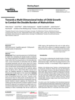 Towards a multi-dimensional index of child growth to combat the double burden of malnutrition