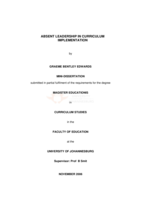 Absent leadership in curriculum implementation