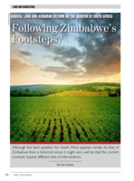 Radical land and agrarian reform on the horizon in South Africa : following Zimbabwe’s footsteps?