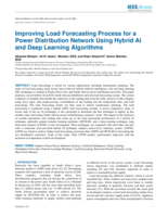 Improving load forecasting process for a power distribution network using hybrid AI and deep learning algorithms