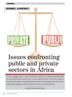 Issues confronting public and private sectors in Africa