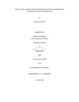 Use of an area sampling frame to identify the spatial distribution of livestock in the Gauteng Province