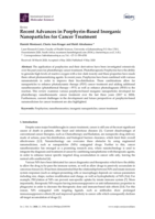 Recent advances in porphyrin-based inorganic nanoparticles for cancer treatment