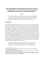 The Q parables of the mustard seed and leaven : half‐baked and garden‐variety metaphors?