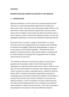 Learners' reflections on their experiences with regard to multicultural education in a primary school