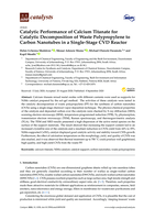 Catalytic performance of calcium titanate for catalytic decomposition of waste polypropylene to carbon nanotubes in a single-stage CVD reactor