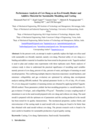 Performance analysis of cow dung as an eco-friendly binder and additive material for sustainable moulding and casting