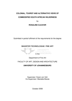 Colonial, tourist and alternative views of commodified South African wilderness