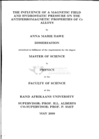The influence of a magnetic field and hydrostatic pressure on the antiferromagnetic properties of Cr alloys