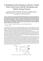 A simplified control scheme for electric vehicle- power grid circuit with DC distribution and battery storage systems