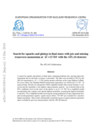 Search for squarks and gluinos in final states with jets and missing transverse momentum at  √s =13 TeV with the ATLAS detector