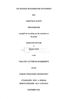 Die seksuele mishandeling van kinders