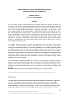 Design process of novice fashion design students : an educator’s reflective analysis