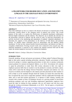 A framework for higher education and industry linkage in the Ghanaian built environment