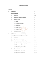 Exploring different explanatory psychological models of perpetrators of rape