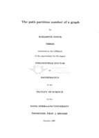 The path partition number of a graph