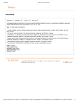Conceptualising characteristics of resources withdrawal from medical services : a systematic qualitative synthesis