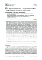 Dust deposition impacts at a liquidated gold mine Village : Gauteng province in South Africa