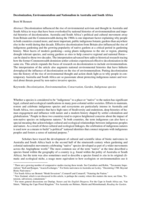 Decolonization, environmentalism and nationalism in Australia and South Africa