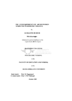 The lived experience of abused women subjected to domestic violence