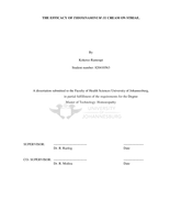 The efficacy of thiosinaminum 1X cream on striae