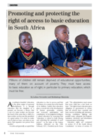 Promoting and protecting the right of access to basic education in South Africa