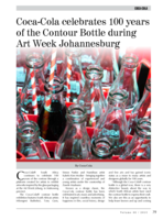Coca-Cola celebrates 100 years of the contour bottle during Art Week Johannesburg
