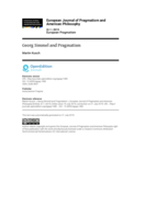 Georg simmel and pragmatism