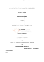 An investigation into the evaluation of sponsorship in South Africa