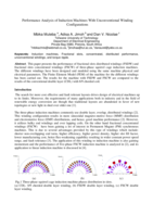 Performance analysis of induction machines with unconventional winding configurations